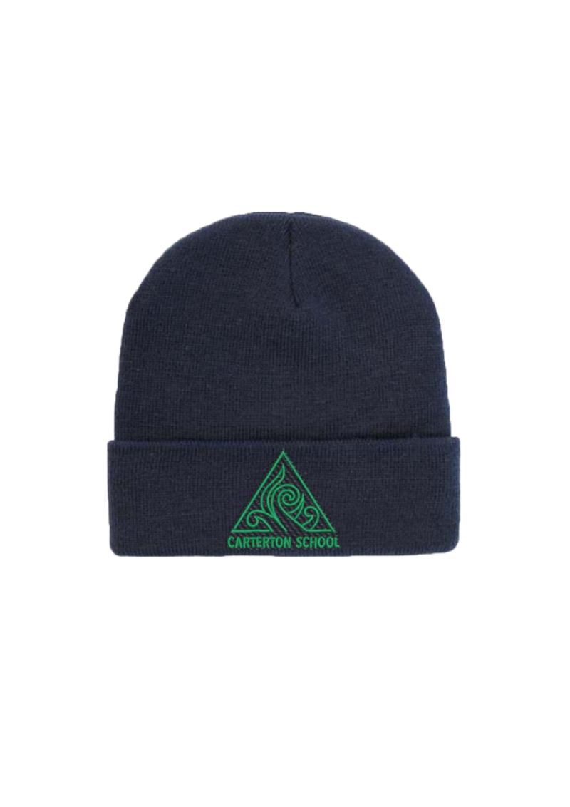 Carterton School Beanie Navy 1SZ